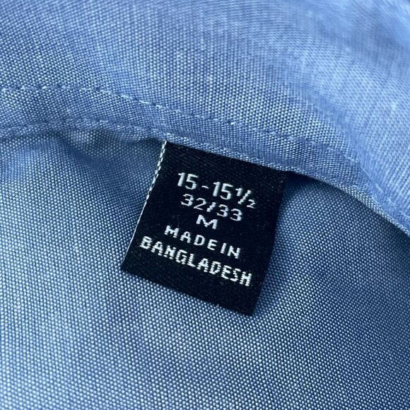 Van Heusen Mens Regular Fit Stain Shield Stretch Button-Up Shirt Medium NWT 4005 - Picture 4 of 11